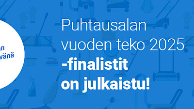 Tässä ovat Puhtausalan vuoden teko 2025 -finalistit!