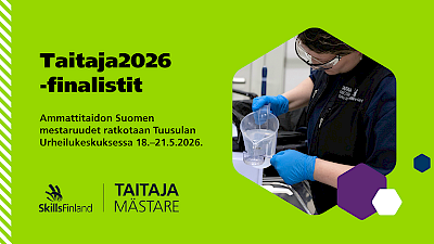 Tässä ovat puhtauspalvelulajien Taitaja2026-finalistit
