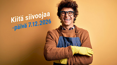 Kiitä siivoojaa -päivä 7.12.