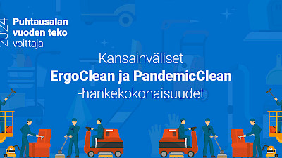 Puhtausalan vuoden teko 2024: Kansainväliset ErgoClean ja PandemicClean -tutkimushankkeet